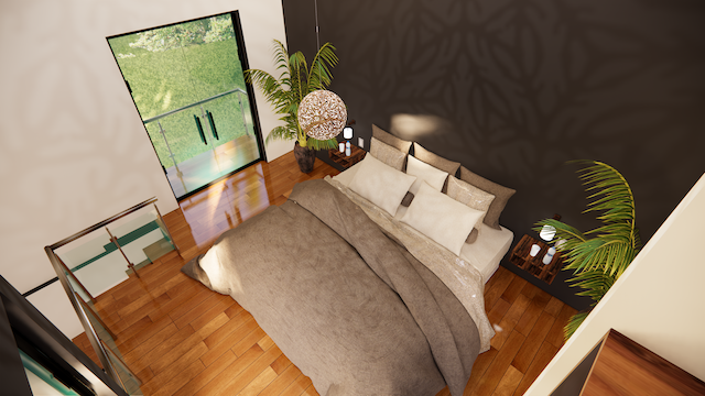 Cabaña Contemporánea en Oaxaca | Render 3D de Casa de Campo