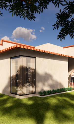 Construcción casa en oaxaca | Render 3D para casa-habitación